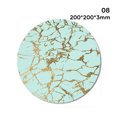 thumbnail image 3 of CAROOTU Marble Round Mouse Pad Marble Premium-Textured Mouse Mat Washable Mousepads Non-Slip Rubber 200*200*3mm, 3 of 7