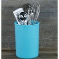 thumbnail image 3 of Calypso Basics Plastic Countertop Medium Utensil Crock/Holder, Turquoise, 3 of 4