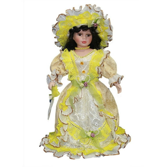 Beautiful Triangel Dolls Porcelain Dolls Standing Model Delicate 17 Inch Porcelain Dolls Figurine Table Desk Decors