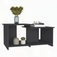 thumbnail image 2 of Modern & Elegant Coffee Table - Rochester, Open Shelf, Espresso Finish, 2 of 7