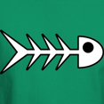 thumbnail image 3 of CafePress - Fishbones Dark T Shirt - Men's Classic Graphic Cotton T-Shirt, 3 of 4