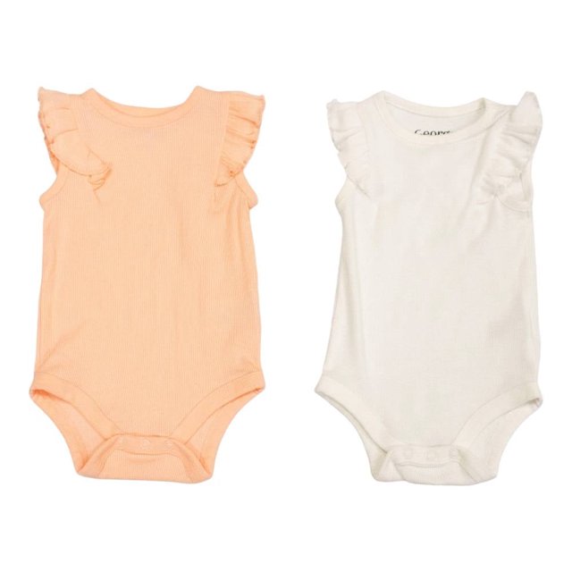 Pañalero George para Niña con Olanes Cuello Redondo Multicolor Talla 18 M 2 Piezas