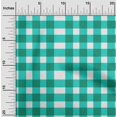 thumbnail image 2 of oneOone Polyester Spandex Turquoise Green Fabric Gingham Check Sewing Fabric By The Yard Printed Diy Clothing Sewing Supplies 56 Inch Wide, 2 of 4