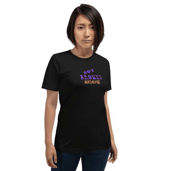 Not Broken - Becoming! Unisex t-shirt (Black, S)