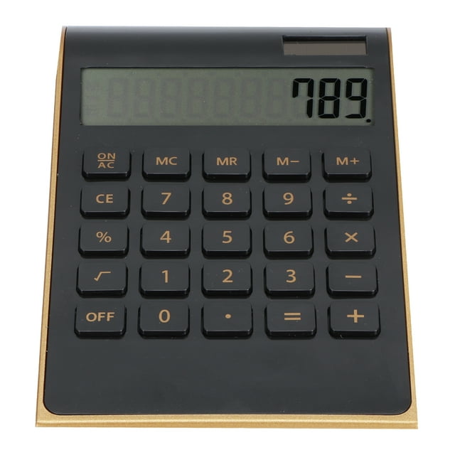 Calculadora financiera Jadeshay portátil 10 dígitos color negro