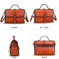 thumbnail image 2 of Genuine Leather Purses and Handbags Women Vintage Crossbody Shoulder Bag Satchel, 2 of 7