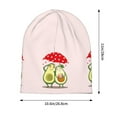 thumbnail image 2 of Beanie for Men and Women, Avocado Lovers Wearing Umbrella Cozy Winter Hat Beanies Hats Skull Cap, Soft Cool Knit Hats for Women Men Men's Skullies & Beanies, 2 of 5