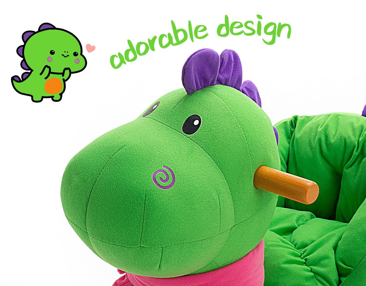 labebe rocking dinosaur