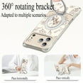 thumbnail image 4 of For iPhone 17 Pro Max Case with Strap,Fit for Magsafe,360°Rotating Stand,Anti-drop Magnetic Silicone Phone Protective Cover, 4 of 6