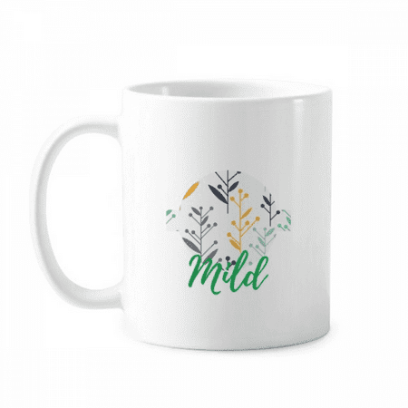 

Bud Flower Paint Mug Pottery Cerac Coffee Porcelain Cup Tableware