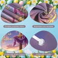 thumbnail image 4 of Pink Cherry Blossom Happy Easter Banner Bunny Ear Design Easter Backdrop Colorful Easter Eggs Themed Spring Easter Display for Easter Party Spring Celebration Photo Shoot, 4 of 9