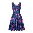 thumbnail image 1 of Qiopertar Robes Décontractées Sans Manches pour Femmes Col Rond Robe d'Été Imprimée pour Plage en Solde Livraison Gratuite à Moins de 5$ jusqu'à 90 % de Réduction, 1 of 6