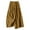 Gold, variant on Women's Pants Wide Leg Skirt Pants Semi Elastic High Waist Effect Red Loose Pants for Women L
