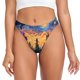 thumbnail image 1 of Balery Cosmic Irises At Twilight Tangas de Algodón para Mujer con Estampado – Ropa Interior Sexy, Transpirable, G-string-3X-Large, 1 of 6