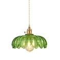 thumbnail image 1 of Flower Glass Pendant Light, Ceiling Colorful Pendant Lamp, Modern Farmhouse Pendant Light Fixture, Pendant Lighting for Kitchen Sink Island Dining Room Table Bar Counter Entrance Cafe, 1 of 7