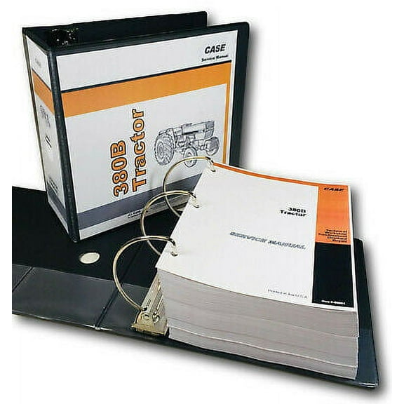 Ih Case 380B Tractor Service Repair Manual Technical Shop Book Overhaul