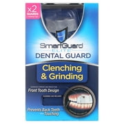 SmartGuard Dental Guard 2 Pack with Travel Case, Custom-Fit No Teeth Grinding Night Guard for Better Sleep. Clear Boil and Bite Mouthpiece