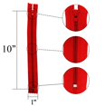 thumbnail image 2 of Cremalleras de nailon KGS | Cremalleras coloridas para manualidades de costura | 20 unidades/paquete (10 pulgadas), 2 of 5