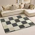 thumbnail image 3 of Checkerboard Pattern Area Rug Washable 72 x 48 Floor Carpet Mat Non Slip for Bedroom Living Room Kids Room Home Decor, 3 of 7