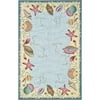 KAS Colonial 2' x 8' Hand-Hooked Wool Runner Rug in Blue