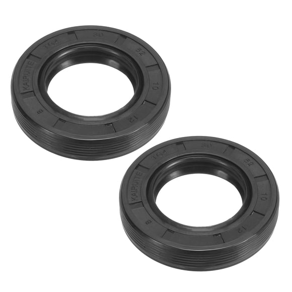Uxcell EU Radial Shaft Seal, Nitrile Rubber TG4 Oil Seal for Bearing Shaft Pumps Engines Black 22mm x 40mm x 10mm