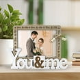 thumbnail image 3 of Steadline Valentine's Day Wooden Letter Photo Frame - Heart Shaped Wedding Keepsake - Romantic Wall Decor - Elegant Home Decoration Gift, 3 of 6