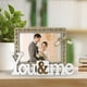 thumbnail image 3 of Wooden Letter Photo Frame, Wedding Letter Love Photo Frame, Handmade Wooden Photo Frame, Rustic Farmhouse Decor, Personalized Gift, Foldable Design, Wooden Frame, For Bedroom, 3 of 9