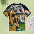 thumbnail image 5 of Scooby Doo Womens T-shirts Crewneck Shirts Blouse Short Sleeve Tee Shirts Girls Tops 4XL, 5 of 8