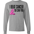 thumbnail image 3 of Inktastic I Beat Cancer and So Can You Long Sleeve T-Shirt, 3 of 5