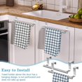 thumbnail image 5 of 2 PCS Wall Mounted Towel Rack Stainless Steel 23*6.2cm Hanging Towel Rack Wall Mounted Towel Rack Bars Towel Holder Bathroom Towel Rack Wall Mounted Stainless Towel Rack, 5 of 5