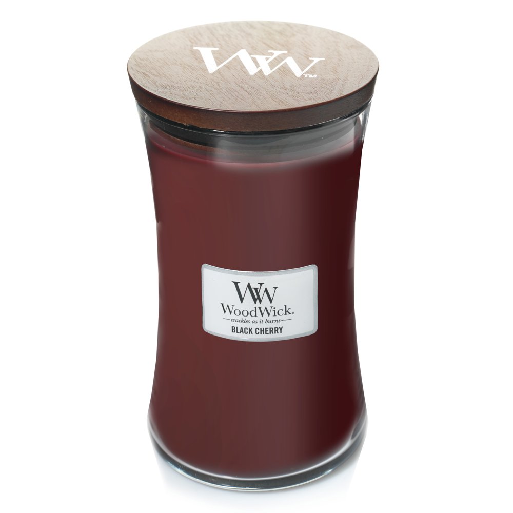 WoodWick White Teak Large Hourglass Candle