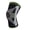 Black-L, variant on Elastic Knit Knee Brace with Spring Stabilizers Patella Knee Support Sleeve for Women Men Basketball Running Cycling