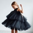 thumbnail image 3 of Robes pour Filles - Robe de Fête de Mariage Sans Manches à Col Rond en Dentelle pour Filles, 3 of 3