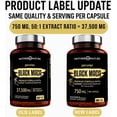 thumbnail image 4 of Black Maca Capsules 750mg, Organic Maca Root Supplement for Energy & Stamina, 180 Count, 4 of 11