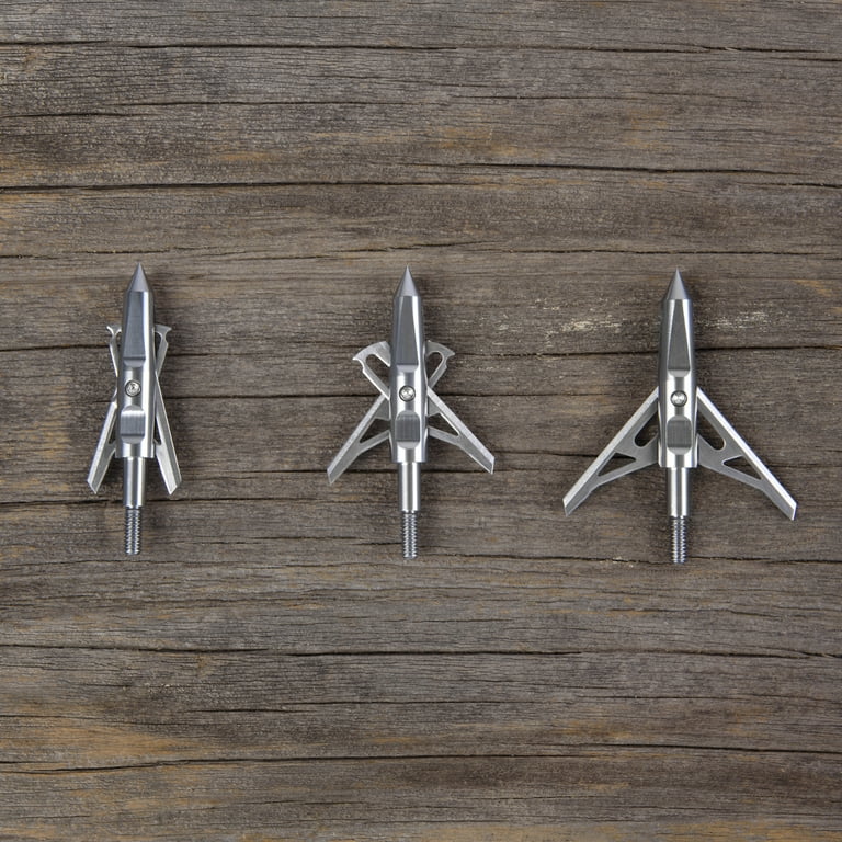 Stryke Vapor Rear Deploying 2-Blade Broadheads, 100-Grain, 3-Pack