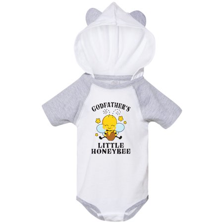 

Inktastic Cute Bee Godfather s Little Honeybee with Stars Gift Baby Boy or Baby Girl Bodysuit