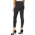 thumbnail image 2 of HUE Plus Size Lace-Up Microsuede Skimmer Leggings (Dark Gray, 1X), 2 of 6