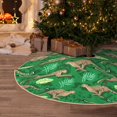 thumbnail image 5 of Rateoe Leopard Print Pattern Christmas Tree Skirt with Ties , Christmas Tree Decorations, Farmhouse Christmas Decor Xmas Holiday Decorations-30", 5 of 6