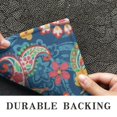 thumbnail image 6 of Bohemian Retro Floral Non-Slip Entryway Door Mat,Boho Indoor Decor Durable Low Plush Door Mat,Washable Welcome Rug for Patio Hallway Home Decor 20x32 Inches, 6 of 7