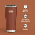 thumbnail image 5 of Thermos Stainless Steel Tumbler, w/ Slide Lock Lid, Saddle, 24 oz, 5 of 12