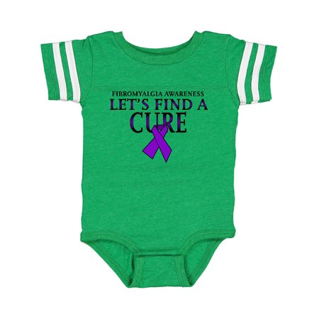 

Inktastic Fibromyalgia Awareness Let s Find a Cure with Purple Ribbon Gift Baby Boy or Baby Girl Bodysuit