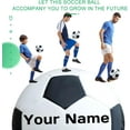 thumbnail image 4 of Personalized Soccer Ball, Customized Traditional Soccer Ball Gift with Name, Text for Teens Youth Men Women (with Pump), 4 of 6