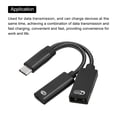 thumbnail image 4 of Adaptador USB C a OTG Unique Bargains 60W PD Rápida Carga Cable 2 en 1 Negro, 4 of 4
