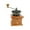 🔥 Brown_New#4985, variant on Beech Wood Hand Cranked Coffee Grinder | Manual Grinding Machine | Adjustable Coarseness | Stainless Steel Ceramic Burr | 50g-60g Capacity | Portable for Travel Camping | Brown 19.5x10cm | 1 Pack