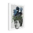 thumbnail image 2 of Trademark Fine Art 'Woman With Blue Birds On Head' Canvas Art by Fab Funky, 2 of 3