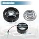 thumbnail image 3 of Juego de embrague de compresor de CA para Honda Civic 1.7L 2001 2002 2003 2004 2005 Conjunto de reparación de embrague de A/C Reemplazo No.38810P2FA01, 3 of 7