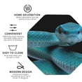 thumbnail image 3 of Disketp Blue Viper Snake1 Funny Coasters,4 Pcs Leather Coasters with Holder, Perfect Housewarming Hostess Gifts,Protect Furniture from Water Marks Scratch and Damage-Octagon, 3 of 6