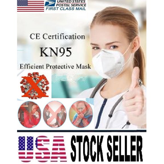 50 Pcs NK95 Face Mask Dental Cover 5 Layers Ear Loop White Color Individual Seal Pack