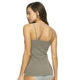 thumbnail image 3 of Felina | Organic Cotton Camisole 2-Pack | Plant-Based Dyes | Hypoallergenic (Wheat Slate, Small), 3 of 3