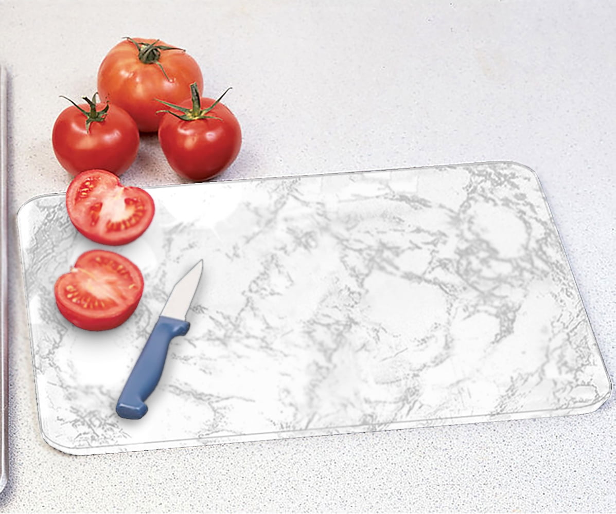 Marble Cutting Board white